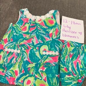 Lily Pulitzer Avocado set 12-18 mos